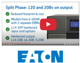 Eaton's 9PX Split-Phase Double Conversion UPS