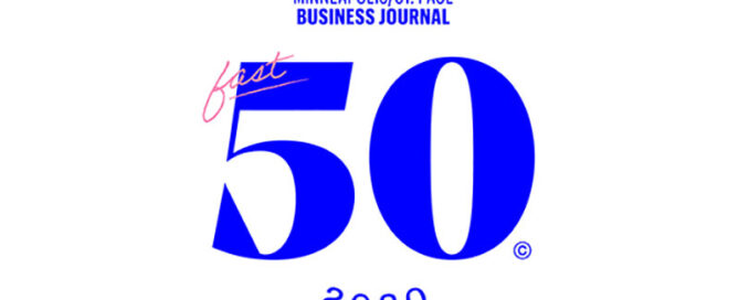 Minneapolis St. Paul Business Journal Fast 50 2020 logo